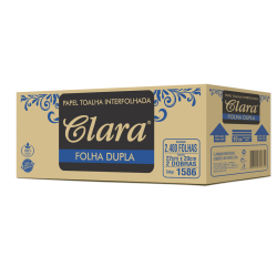 PAPEL TOALHA INTERFOLHA CLARA F.DUPLA 2.400