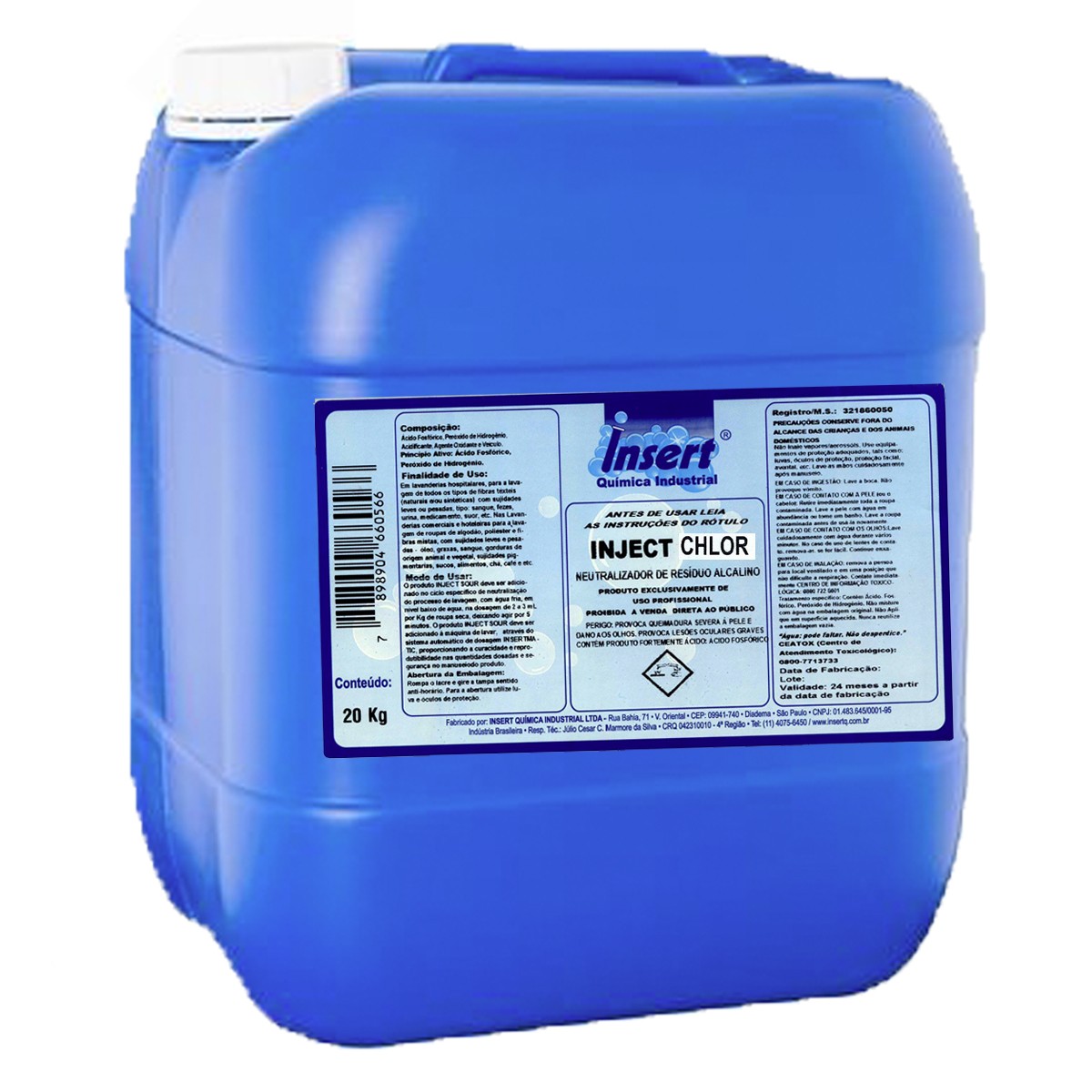 INJECT LIQUIDO 20 LTS CHLOR ALVEJANTE