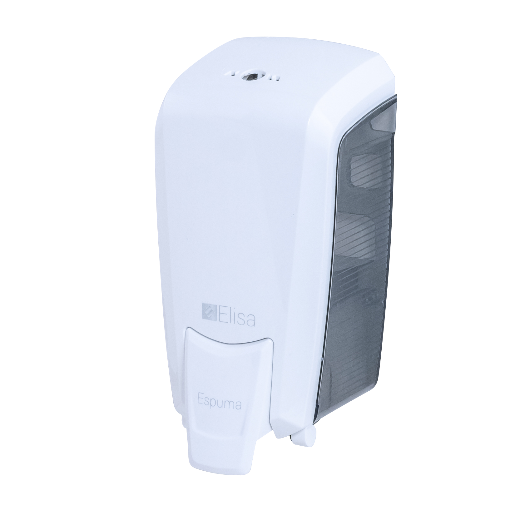 SABONETEIRA MINI ESPUMA P/REFIL BRANCO/FUME