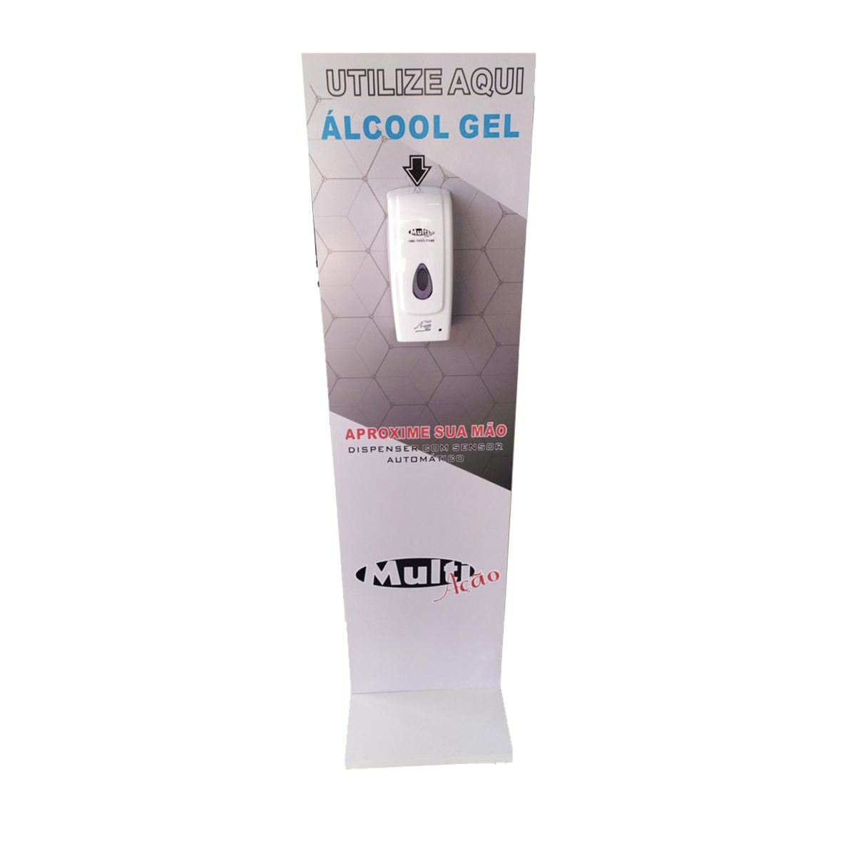 TOTEM SABONETEIRA C/SESOR MULTI AÇÃO