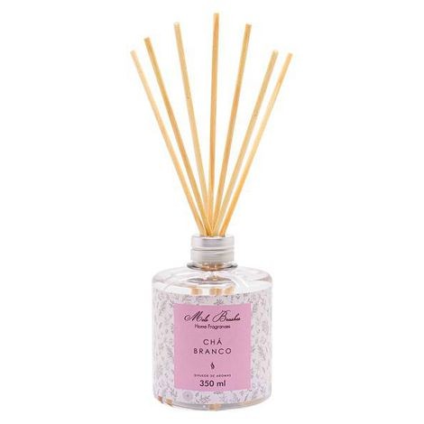 DIFUSOR 350ML CHA BRANCO MELS BRUSHES