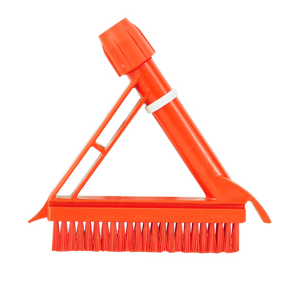 ESCOVA PARA REJUNTE -- Cor : Vermelho , Marca : Bralimpia 