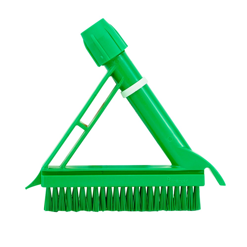 ESCOVA PARA REJUNTE -- Cor : Verde , Marca : Bralimpia 
