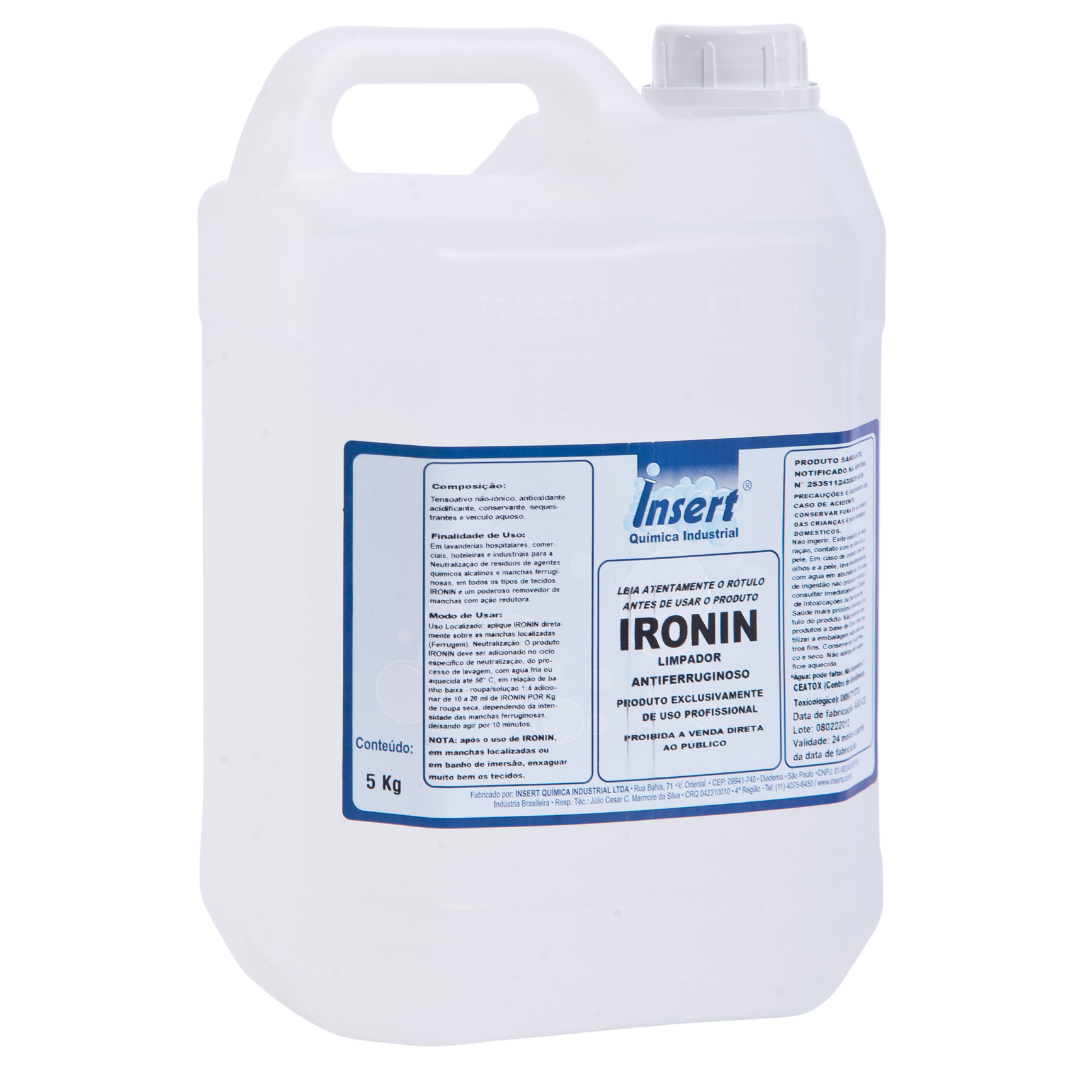 IRONIN REMOVEDOR DE FERRUGEM 5 LTS