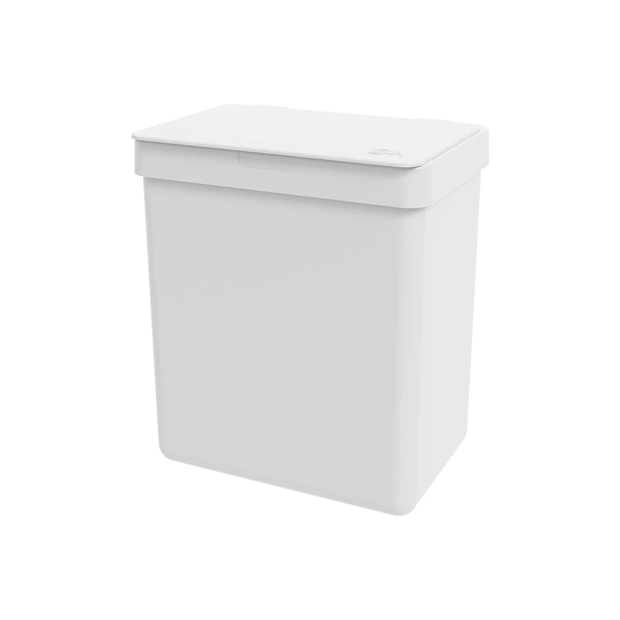 LIXEIRA BASIC 2,5L COZA -- Cor : Branco , litros : 2,5 lts 