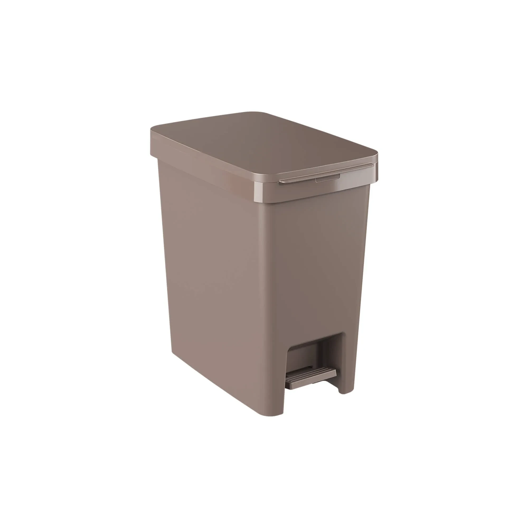 LIXEIRA SINGLE 15L -- Cor : Warm Gray , litros : 15lts 