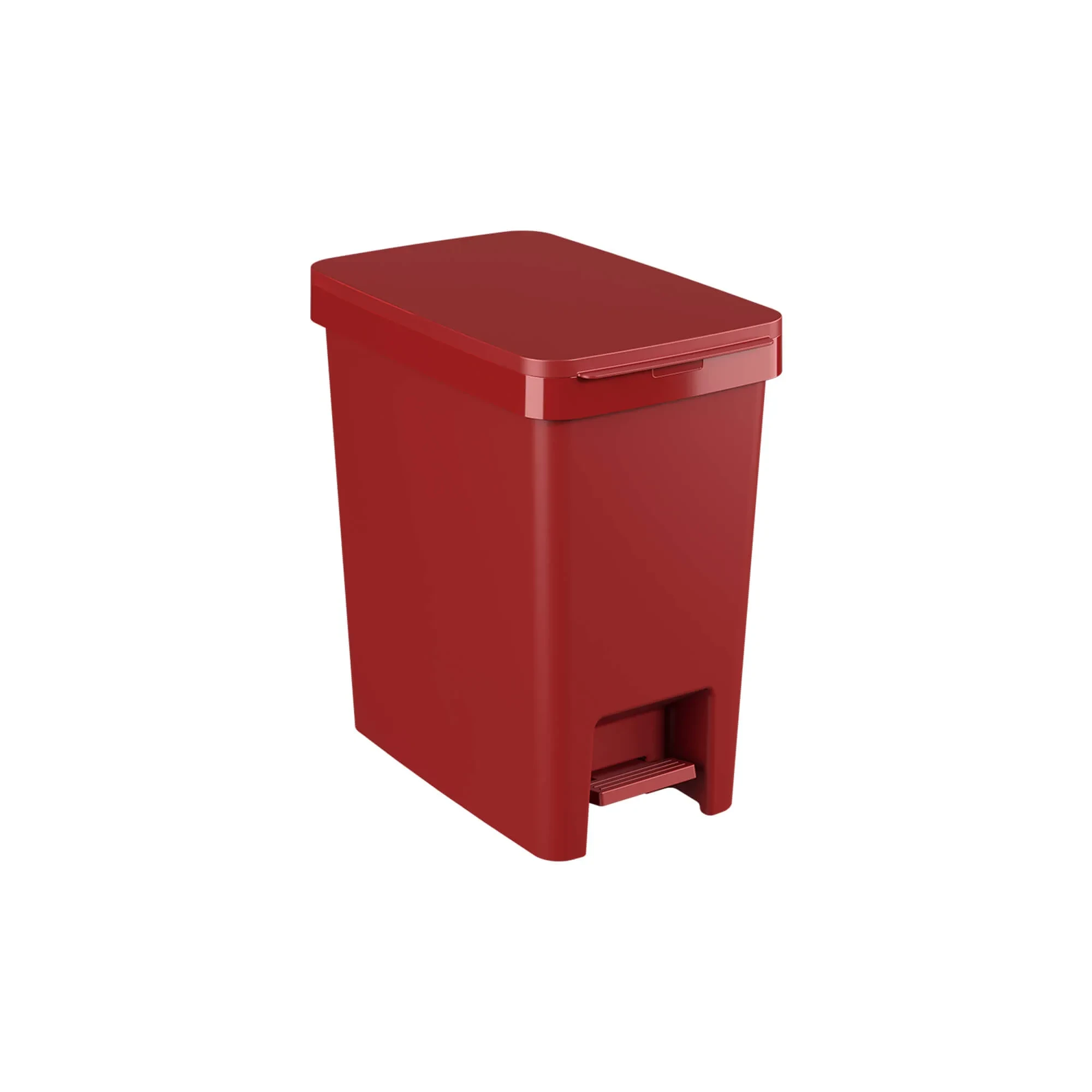 LIXEIRA SINGLE 15L -- Cor : Vermelho , litros : 15lts 