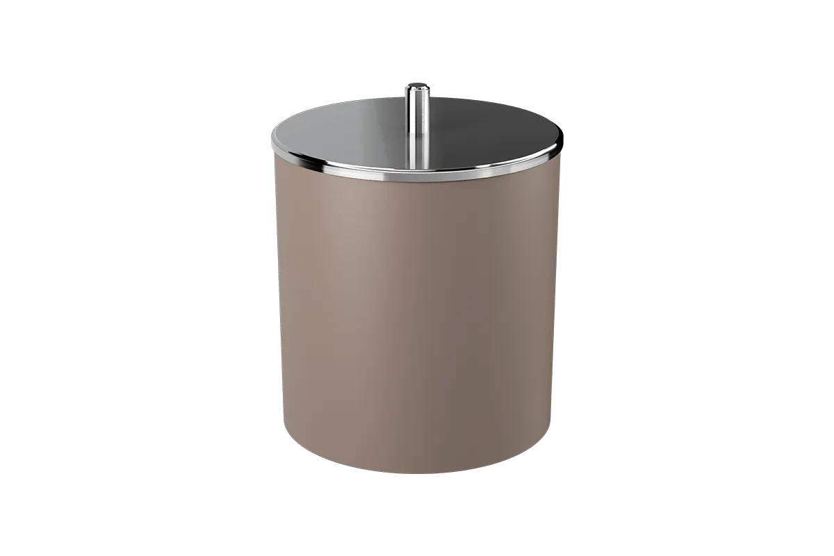 LIXEIRA TAMPA INOX 5,4L COZA -- Cor : Warm Gray , litros : 5,4l 