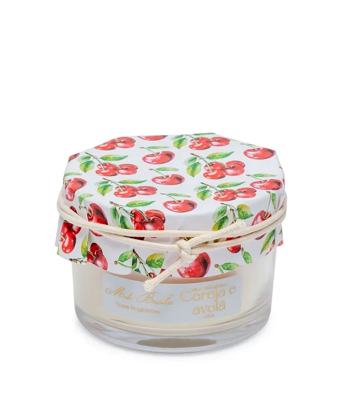 VELA AROMATICA FRUTAS 100G CEREJA E AVELA