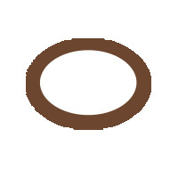 Aro p/cesto 14 e 24 lts -- Cores : Marrom , Marca : Bralimpia 
