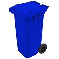 Conteiner 120 lts -- Cor : Azul , Marca : Bralimpia 