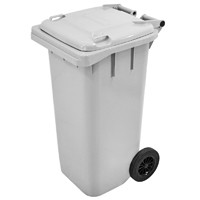 Conteiner 120 lts -- Cor : Cinza , Marca : Bralimpia 