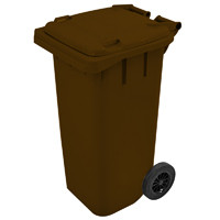 Conteiner 120 lts -- Cor : Marrom , Marca : Bralimpia 