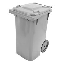 Conteiner 240 lts -- Cor : Cinza , Marca : Bralimpia 