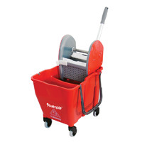 Balde doblô 30lts sem espremedor -- Cor : Vermelho , Marca : Bralimpia 